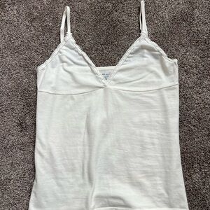 Brandy Melville Cream Lace Cami Top